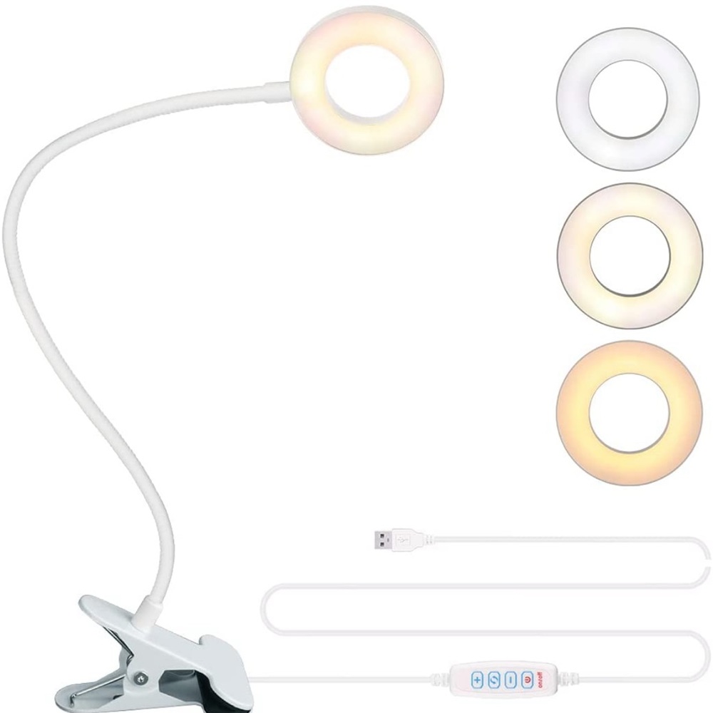 LED Desk Light with Clamp for Video Lighting